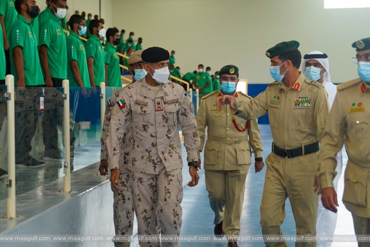 Ahmed bin Tahnoon reviews Readiness of National Service Recruits for Expo 2020